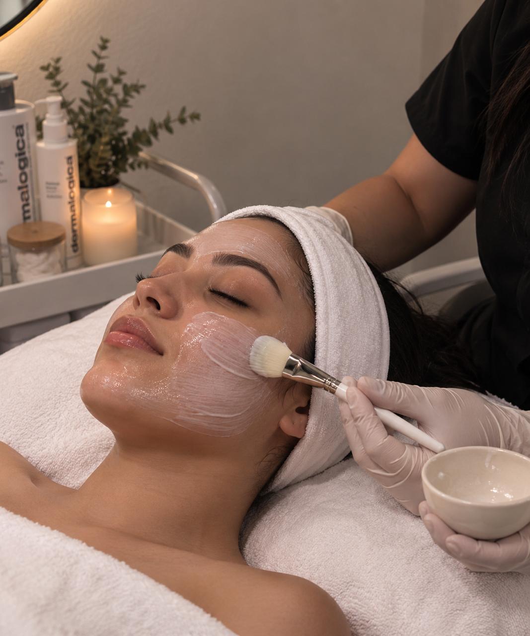 Facial treatment at A|Y Skin Studio